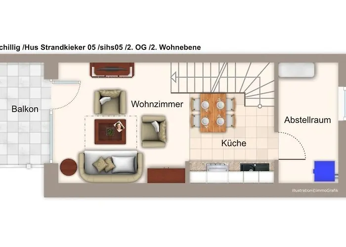 아파트 Hus Strandkieker Hus Strandkieker 05 *